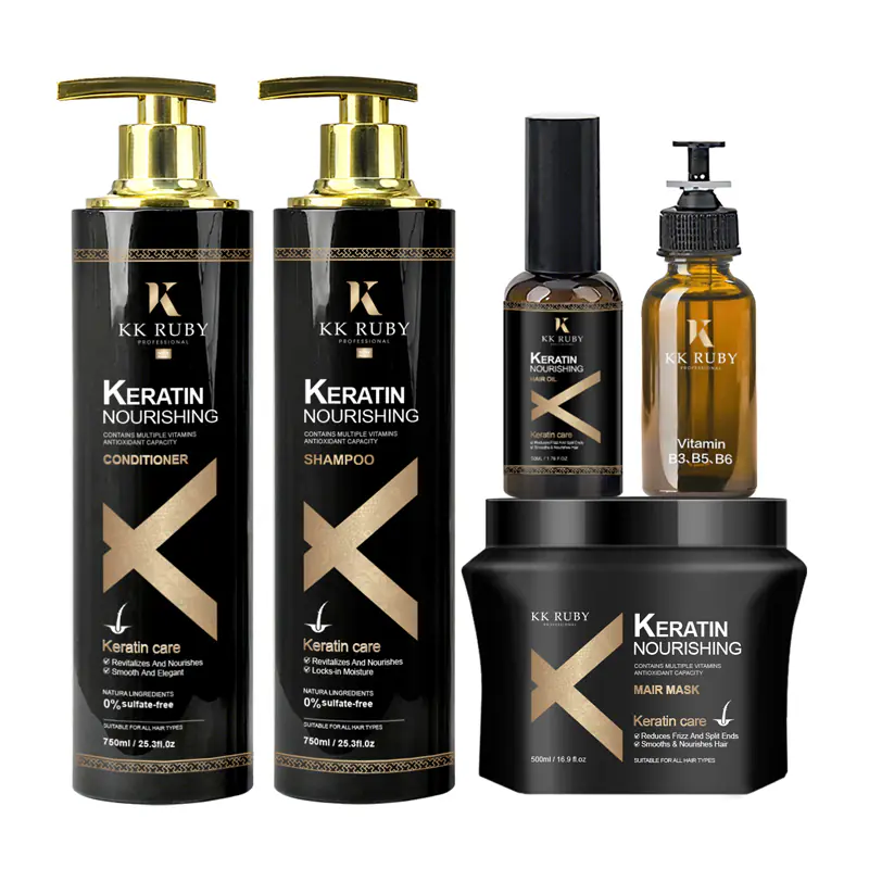 OEM Organic Keratin Shampoo and Conditioner Set